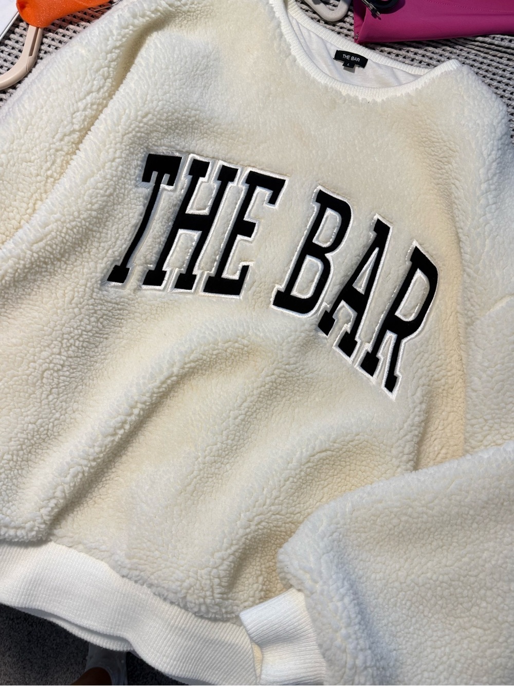 The Bar Teddy Sherpa Sweatshirt